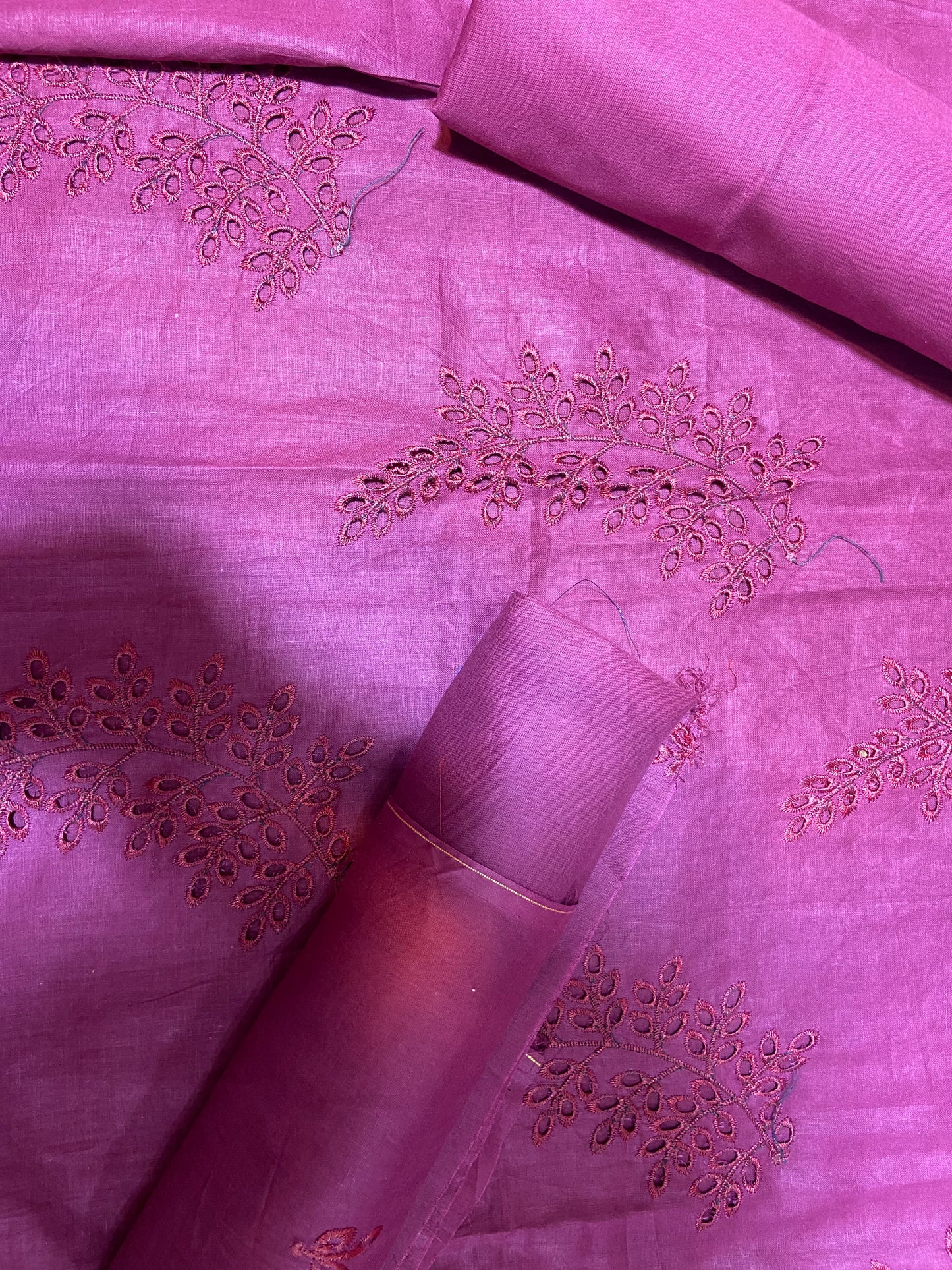 Chikankari Unstitched Embroidered Lawn ST 2pc