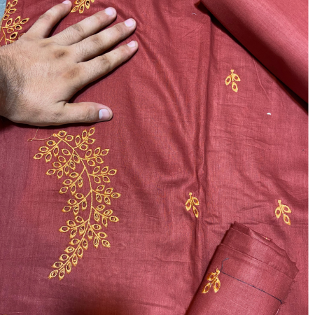 Chikankari Unstitched Embroidered Lawn ST 2pc
